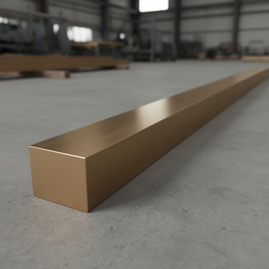 Бронзовый квадрат 8 мм БрБ2 ТУ 48-21-289-73