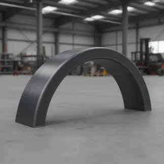 Арочная профильная труба 30x15x1 мм